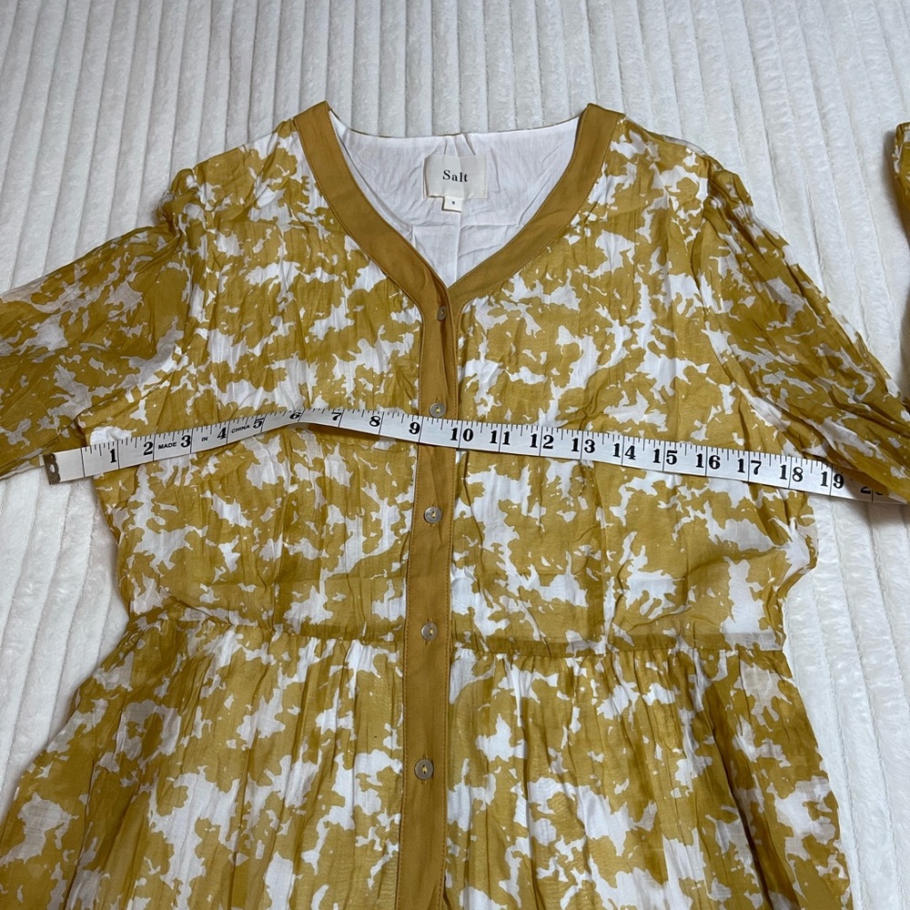 Roolee | Yellow & White | Floral Long Sleeve Maxi Dress - Picture 6 of 11